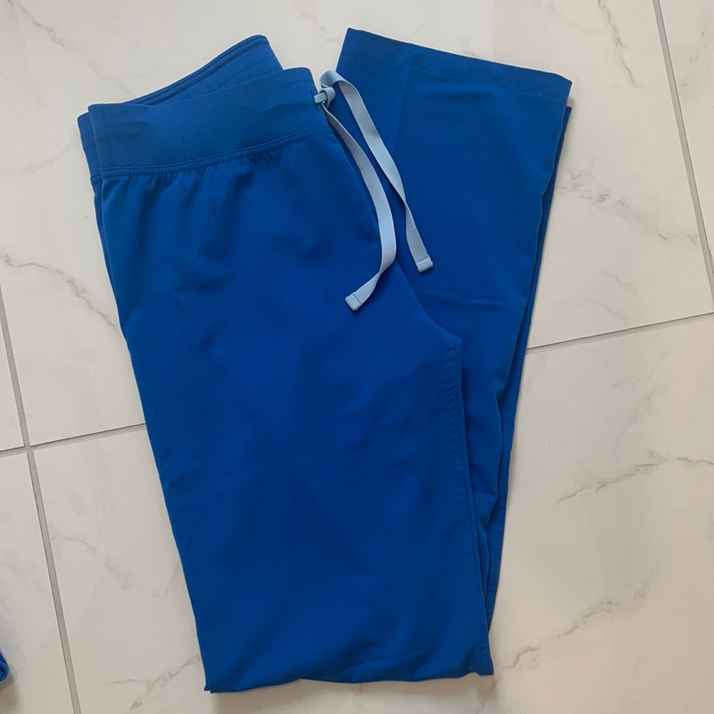 Figs Royal Blue Livingston Scrub Pants